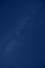 Picturesque view of starry sky at night