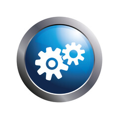 Gear icon for settings web button.