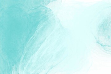 Abstract background of liquid paint blue ocean wave fluid art