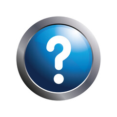 Blue circle with question icon.