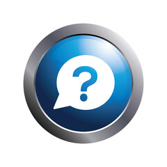 Question icon for web button.