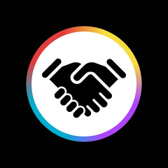 Hand-Shake - Sticker