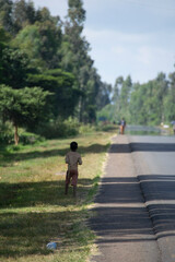 Child on the road