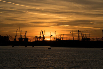 harbour port of Rotterdam