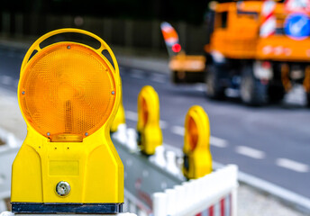 security barrier at a construction site