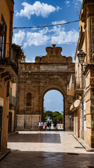 Obraz premium view of the old town of Marsala, Sicily, Italy