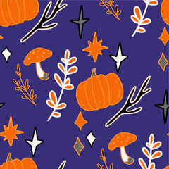 Vector bright patterns for Halloween.