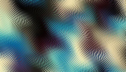 Abstract fractal pattern. Wavy abstract futuristic background