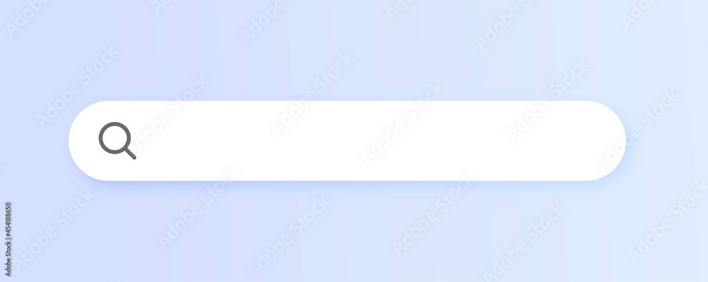 Poster Search bar interface for web site template. Modern search bar design template for user interface.