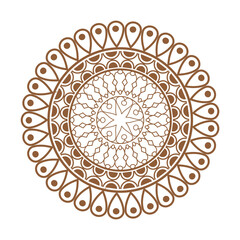 golden mandala icon
