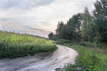road in the countryside