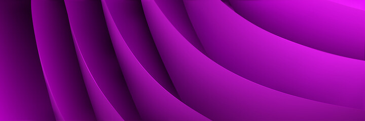 Abstract background of curved volumetric paper sheets in purple colors