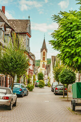 Obraz premium UNESCO World Heritage Upper Middle Rhine Valley