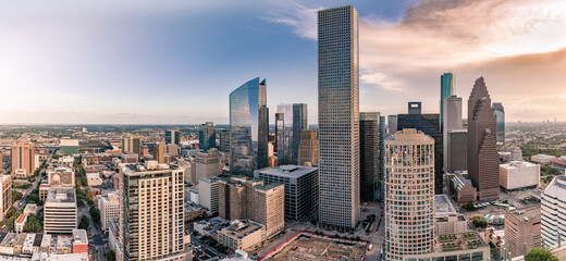 Houston Downtown Cityscape