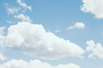 blue sky with clouds