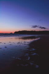 Atardecer en la playa