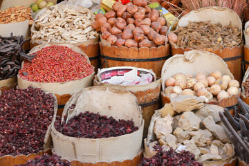 Food Displayed in Egyptian Souk