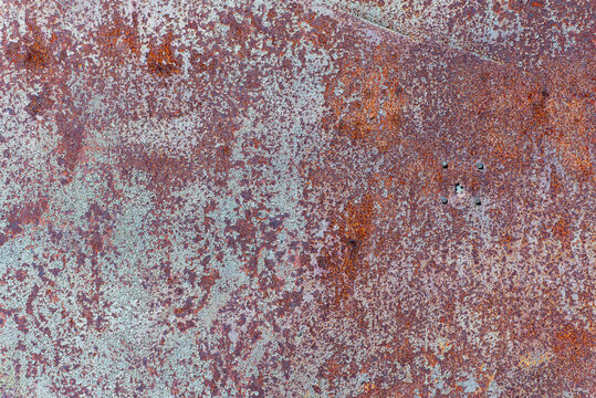 Texture of rusty wall, metal wall