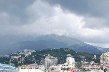 Fototapeta na wymiar panorama of the city of kotor country