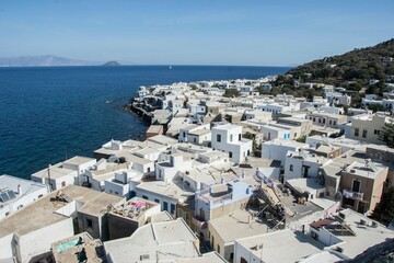 Fototapeta na wymiar traditional greek village on a greek island