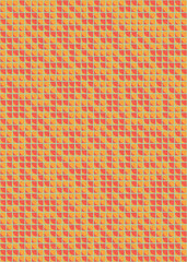 Abstract Geometric Pattern generative computational art illustration