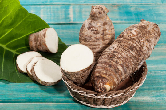 Malanga Edible Tuber - Root Of The Plant Called Colocasia Esculenta