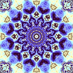 Abstract geometrical background. Ornamental symmetric pattern