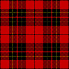 Brodie modern tartan plaid. Scottish clan textile pattern. 