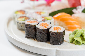 Close-up of japanese food