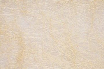 Coconut fiber paper background texture, dyed yellow.