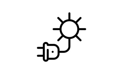 green eco vector icon white beckground