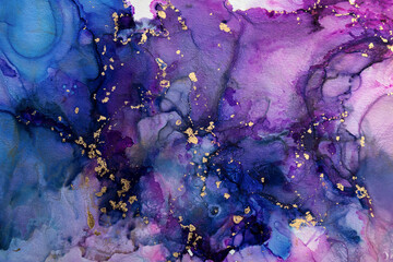 Alcohol ink Technique. Luxury abstract fluid art background. Moderm Abstract artwork. Trendy wallpaper. Mixing acrylic paints. Contemporary design