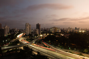 Fototapeta na wymiar Ibirapuera Park in South America