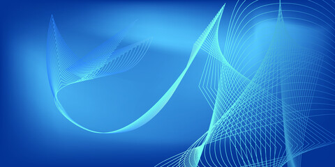 abstract blue background with lines