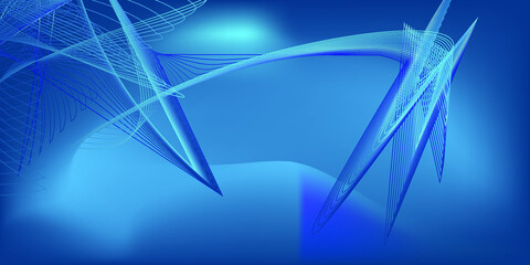 abstract blue background with lines