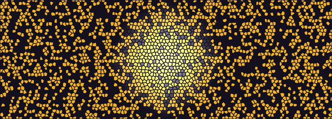 An abstract mosaic vignette background image.