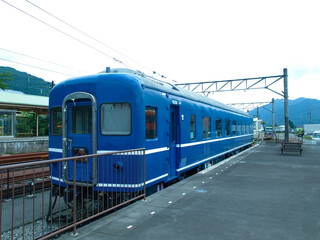 Obraz premium blue train