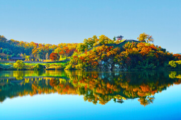금강변의 공주 공산성