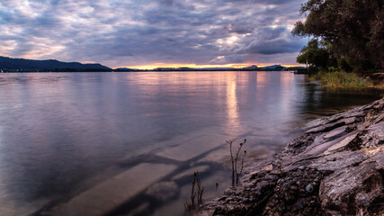 Traumhaftes Farbspiel am Bodensee 