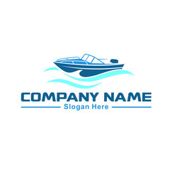 logo template for speed boat rentals
