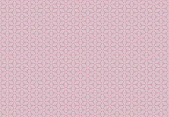 Pink geometric repeat pattern.
