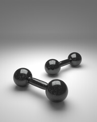 黒いダンベル