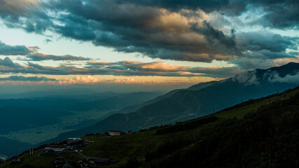 The aerial view of Hakuba