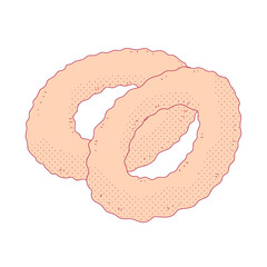 イカのリングフライ