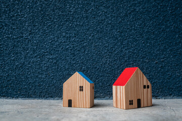miniature house model on ground
