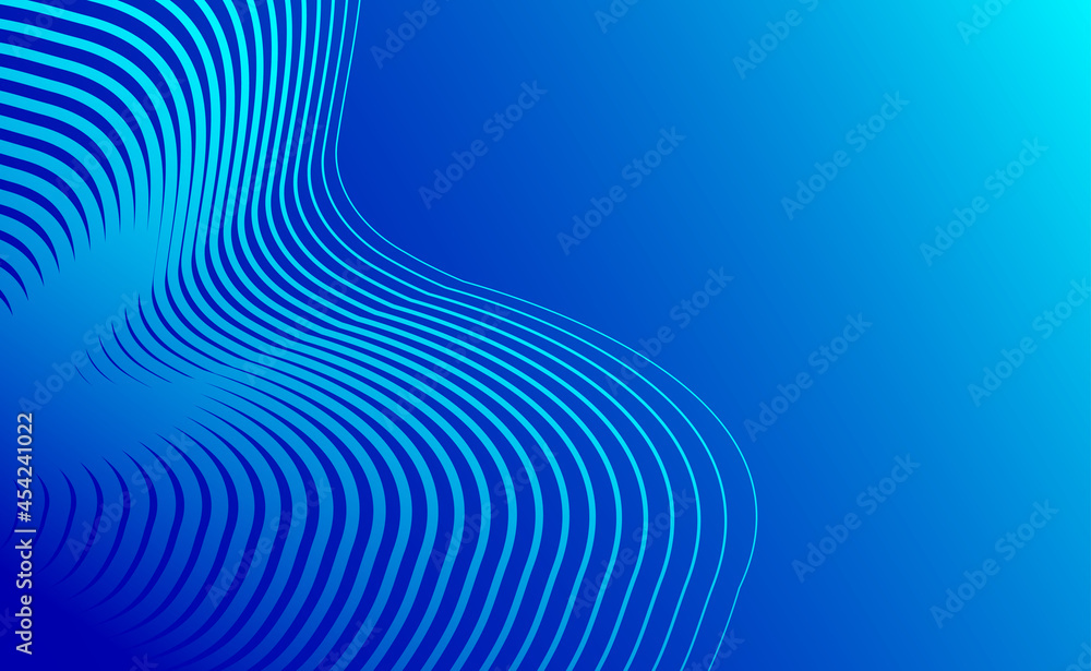 Aufkleber abstract minimal blue background with lines for banner design template. vector