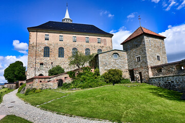 Fototapeta na wymiar Festung Akershus in Oslo aus dem Jahr 1300