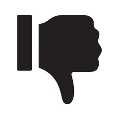 Dislike icon. Vector and glyph