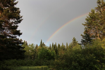 Rainbows over the Allagash Wilderness