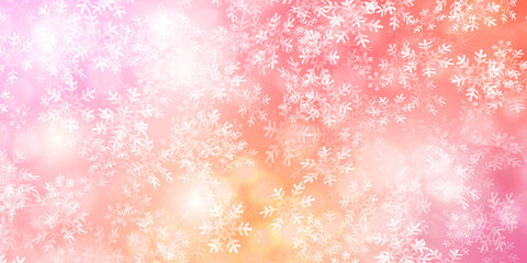 クリスマス　雪　冬　背景